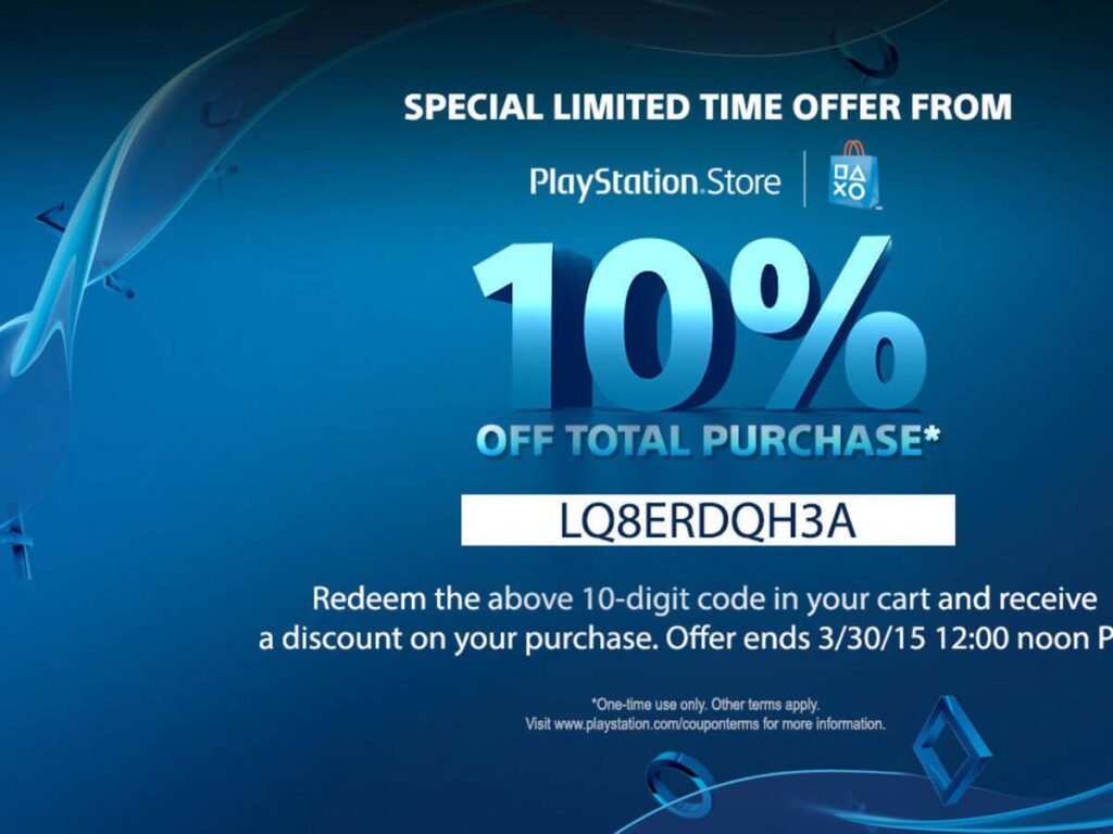 código de descuento playstation store