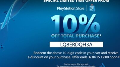 código de descuento playstation store