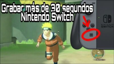 como grabar mas de 30 segundos en nintendo switch